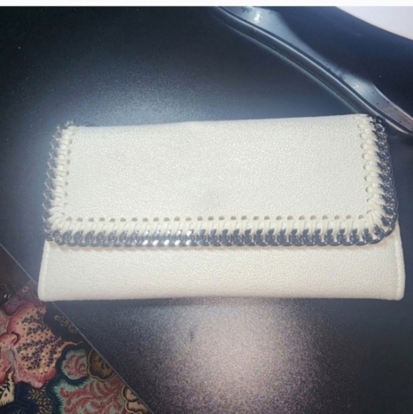 🍁🍂NWT Stella McCartney Falabella Flap Continental Wallet on a chain - Picture 3 of 9